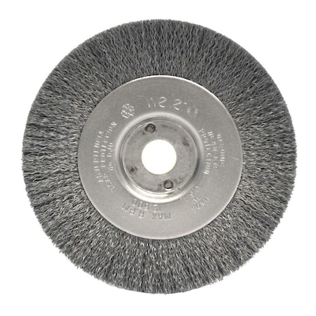 Weiler 4" Narrow Face Wheel, .014" Steel Fill, 1/2"-3/8" Arbor Hole 144